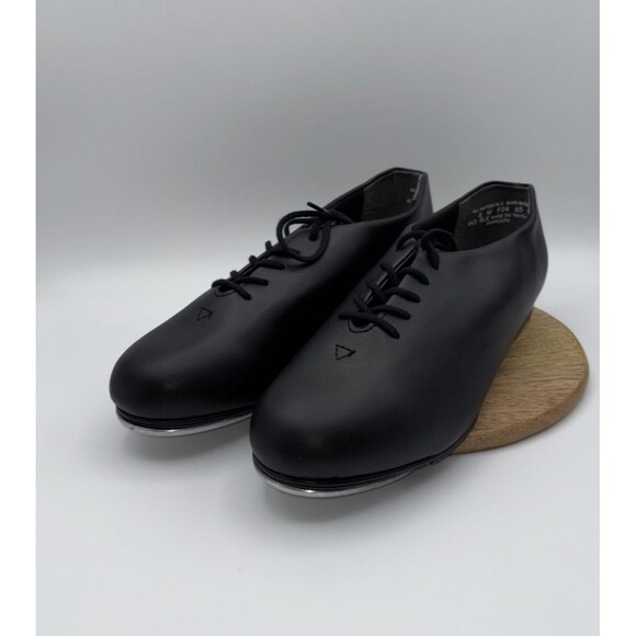 Capezio Tic Tap Toe Professional Black Tap 8W Dance Shoes-F24 65 RN#63356 NIB - Picture 3 of 16